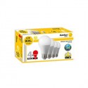 LED žárovky Kanlux 4PACK A60-9,5W E27-WW 806lm teplá bílá (25390)