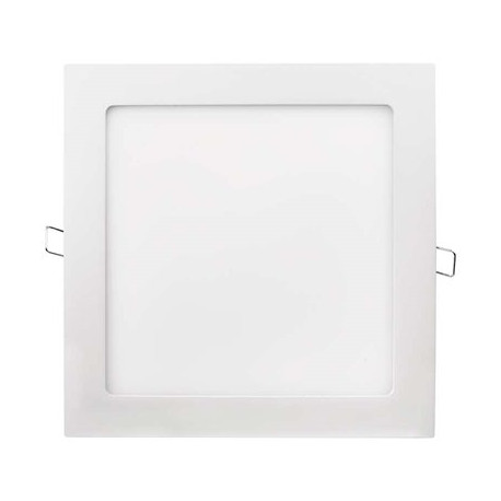 EMOS LED panel 220×220, čtvercový vestavný bílý, 18W neutrální bílá