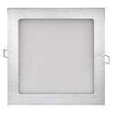 EMOS LED panel 225×225, čtvercový vestavný stříbrný, 18W neut. bílá (ZD2242)